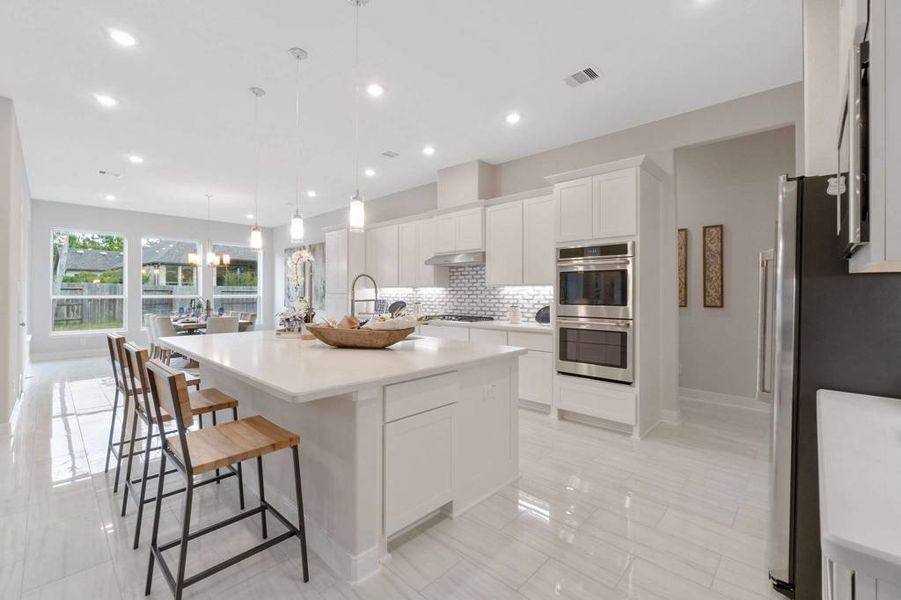 Representative furnished interior of a home built from the Hanover 3968 by J. Patrick Homes in Briarley, Montgomery (Image 9). Representative furnished interior of a home built from the Hanover 3968 by J. Patrick Homes in Briarley, Montgomery (Image 9).