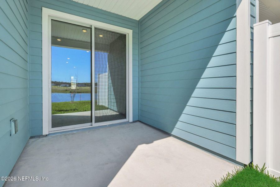 Exterior details and patio area of a home in Brook Forest, St. Augustine (Image 3).