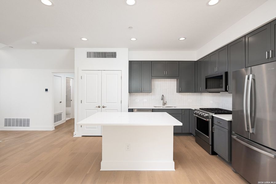 Furnished interior view inside a new home in , San Antonio (Image 15).