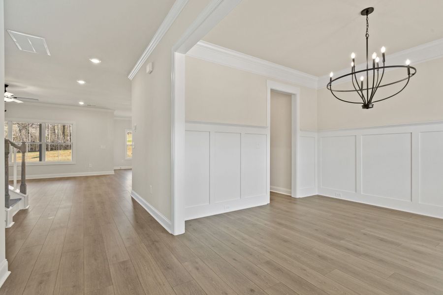 Spacious, unfurnished interior of a new home in Cherokee Knoll, Williamston (Image 10).
