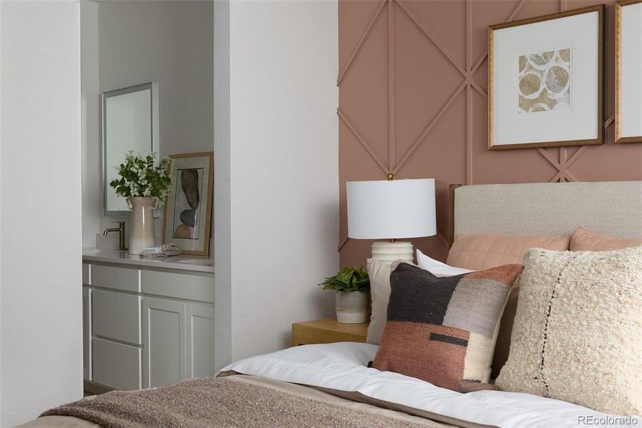 Furnished interior view inside a new home in , Lone Tree (Image 13).