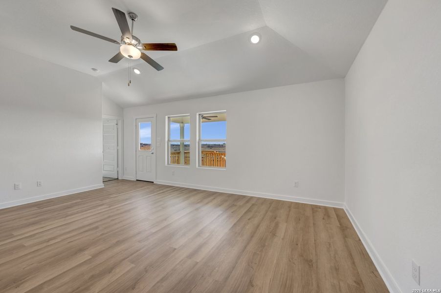 Spacious, unfurnished interior of a new home in Paloma Park, Converse (Image 52).