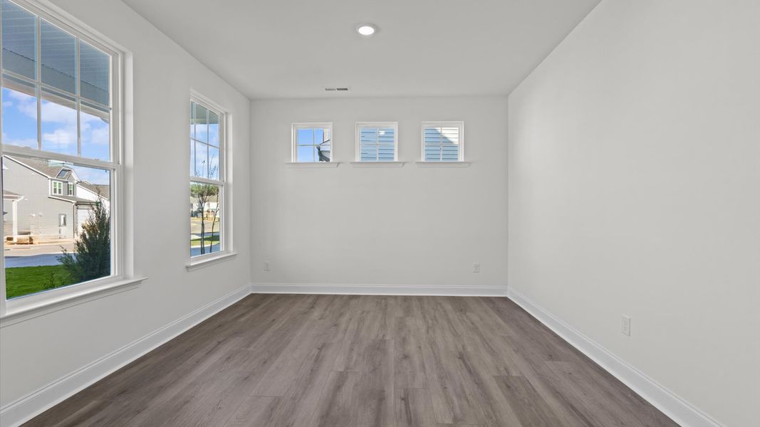 Representative furnished interior of a home built from the Ansley by DRB Homes in Sidney Creek Single Family, Zebulon (Image 8).