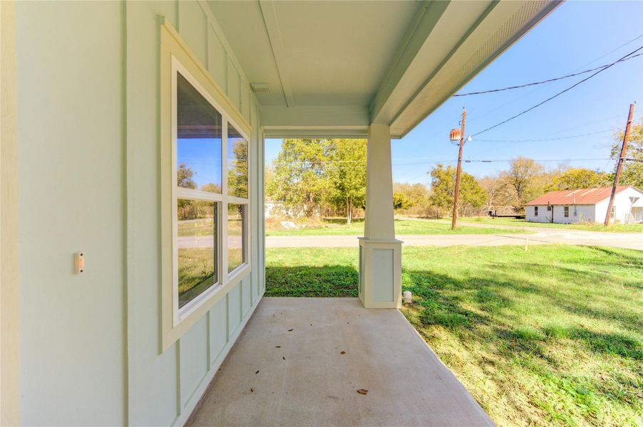 Exterior details and patio area of a home in , Navasota (Image 3). Exterior details and patio area of a home in , Navasota (Image 3).