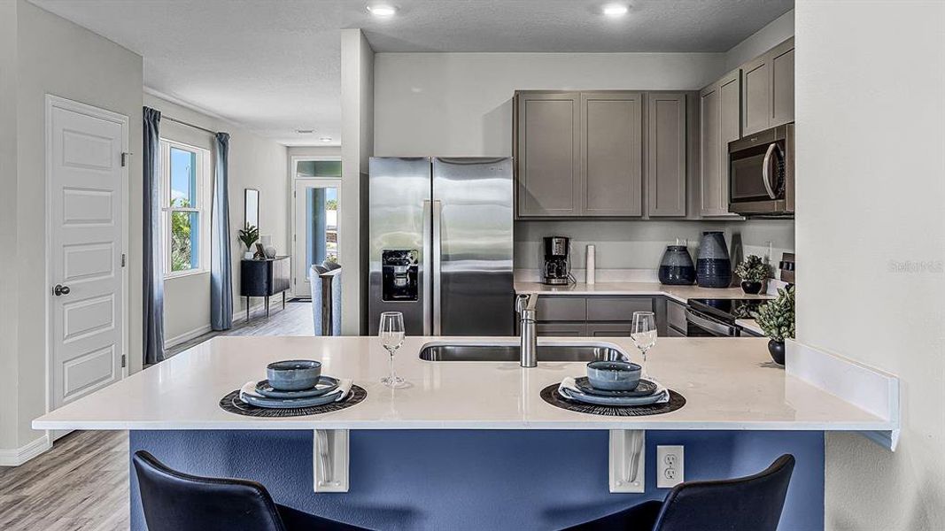 Furnished interior view inside a new home in Harmony at Lake Eloise, Winter Haven (Image 8).