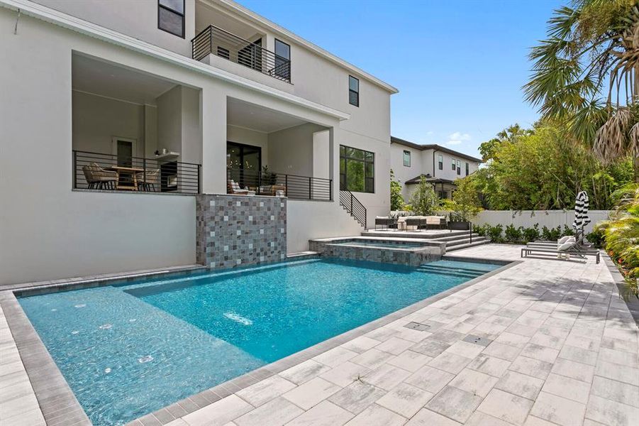 Exterior details and patio area of a home in , Tampa (Image 41).