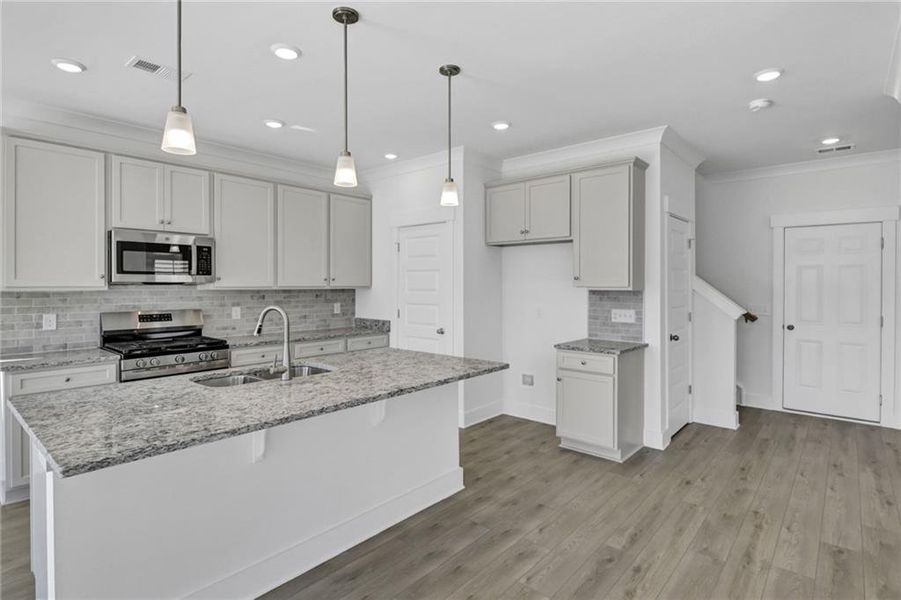 Furnished interior view inside a new home in Villas at Dawsonville, Dawsonville (Image 15).