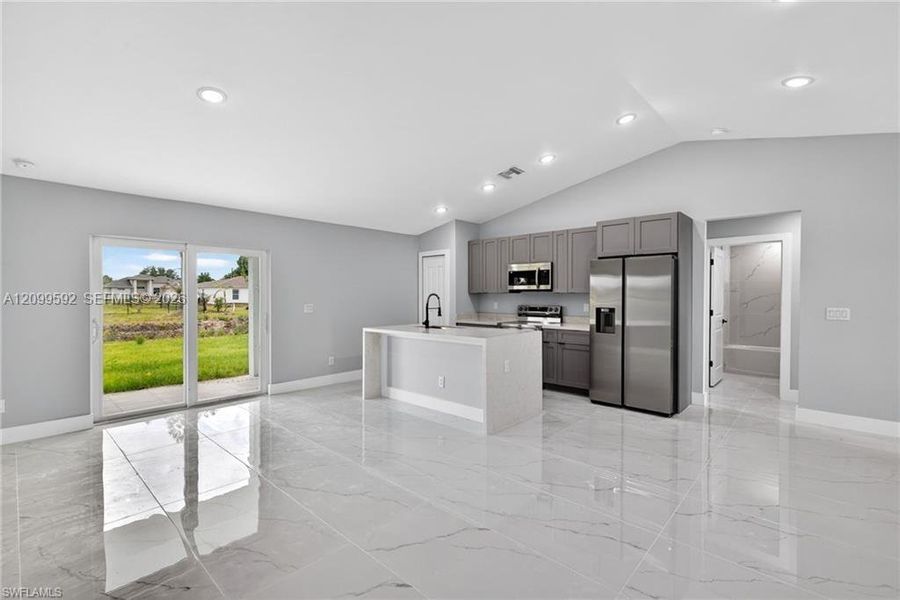 Furnished interior view inside a new home in , Lehigh Acres (Image 3).