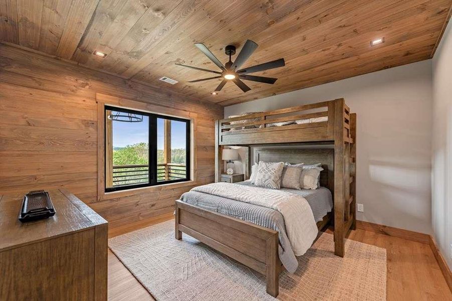 Furnished interior view inside a new home in , Blue Ridge (Image 14).