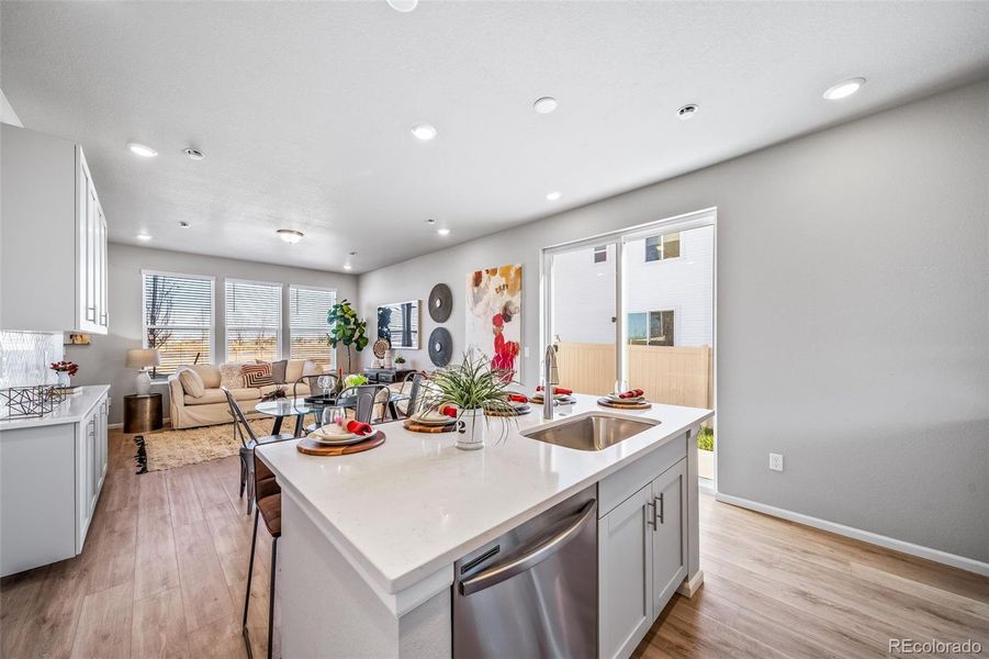 Furnished interior view inside a new home in Muegge Farms, Bennett (Image 32).