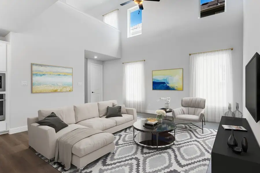 Furnished interior view inside a new home in The Ranch at Uptown Celina, Celina (Image 3).