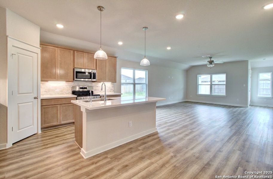 Furnished interior view inside a new home in Cloud Country, New Braunfels (Image 5).