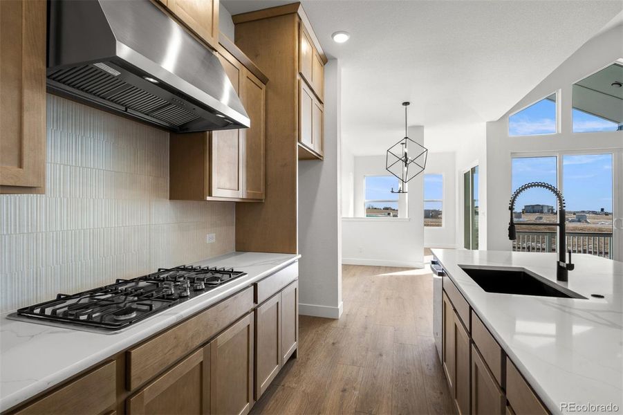 Furnished interior view inside a new home in Wolf Ranch - Enclave Collection, Colorado Springs (Image 16).