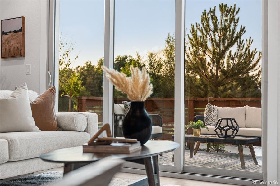 Furnished interior view inside a new home in , Arvada (Image 43).