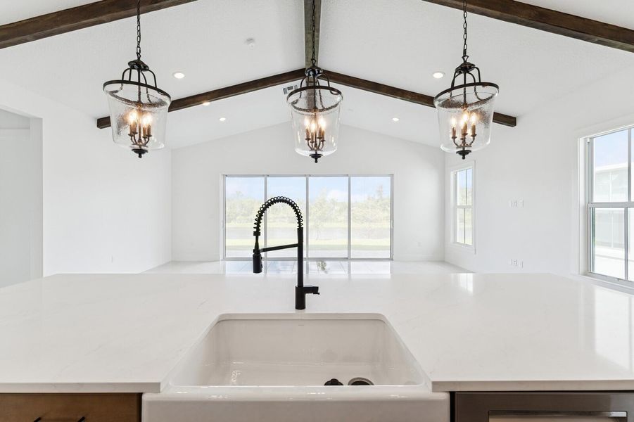 Kitchen, Great Room & Dining Area Kitchen, Great Room & Dining Area