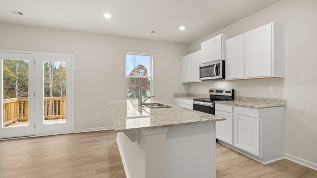 Furnished interior view inside a new home in Pointe Park, Union City (Image 4).