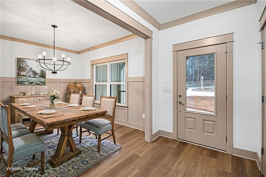 Furnished interior view inside a new home in , Taylorsville (Image 9).