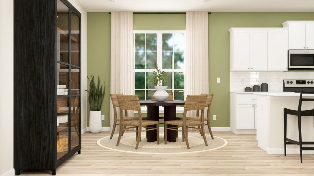 Representative furnished interior of a home built from the Hickory by Lennar in Elizabeth: Arbor, Fort Mill (Image 13).