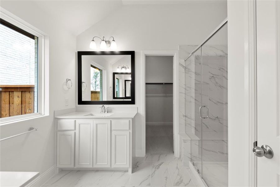 Furnished interior view inside a new home in Creekview Meadows, Pilot Point (Image 7).