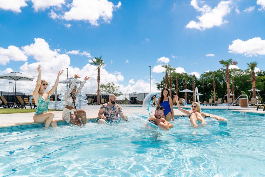 This resort style pool is the perfect getaway for your staycation!