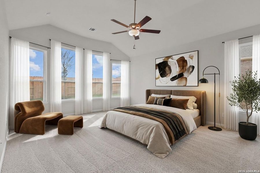 Furnished interior view inside a new home in Homestead, Schertz (Image 13).