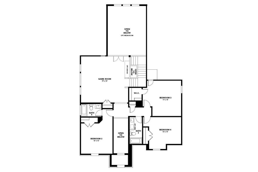 2D floor plan layout of this home in , Elgin, TX (Image 2). 2D floor plan layout of this home in , Elgin, TX (Image 2).