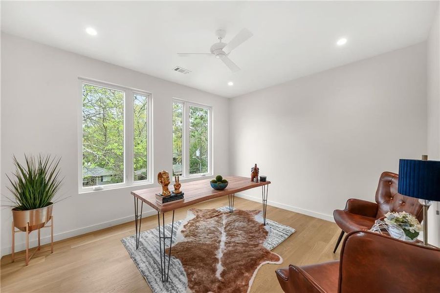 Furnished interior view inside a new home in , Atlanta (Image 8).