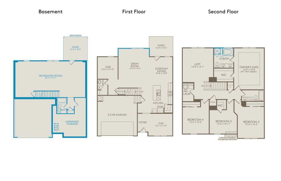 Home Design Layout with Structural Options