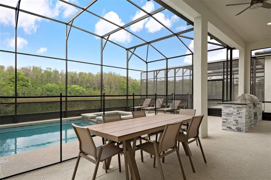 Exterior details and patio area of a home in , Kissimmee (Image 28).