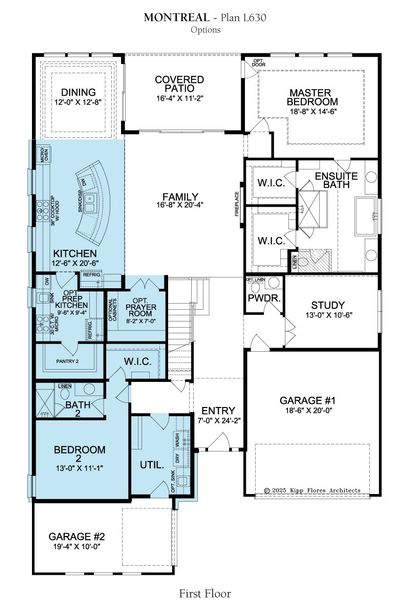 2D floor plan layout for the Hawthorne by Landon Homes in Lexington Frisco, Frisco, TX (Image 23).