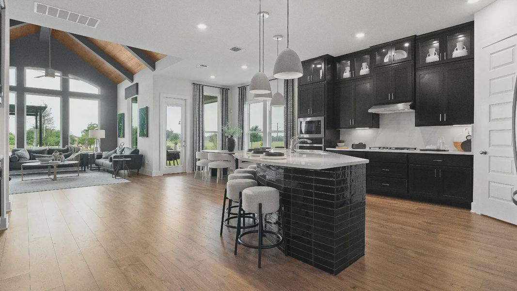 Representative furnished interior of a home built from the Maddy by Chesmar Homes in Santa Rita Ranch, Liberty Hill (Image 8).
