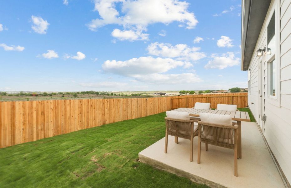 Representative exterior details of a home built from the Hewitt by Centex in Vantage, San Marcos (Image 30).
