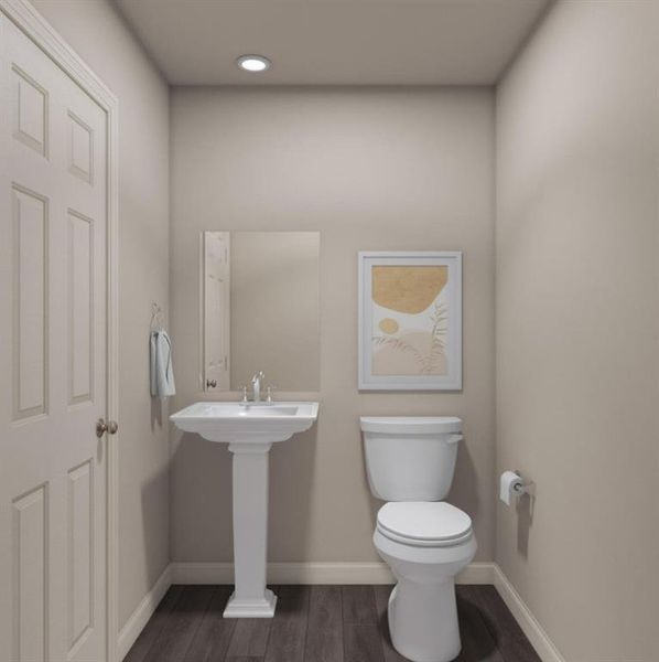 Furnished interior view inside a new home in Cresson Estates, Cresson (Image 12).