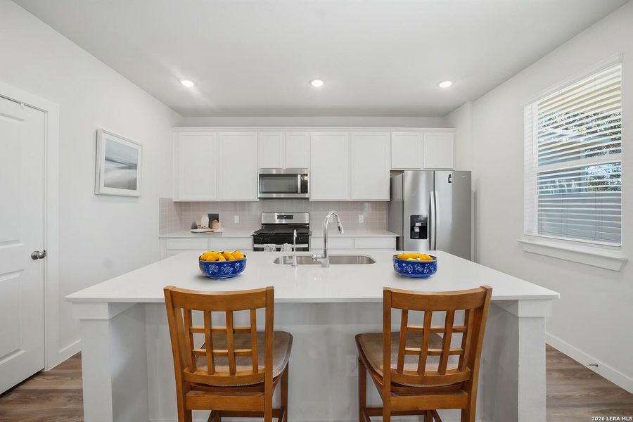 Furnished interior view inside a new home in Senna, San Antonio (Image 10).