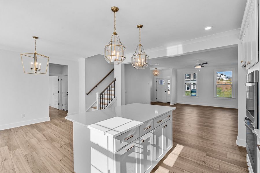 Furnished interior view inside a new home in Hanes Lake, Winston-Salem (Image 11).