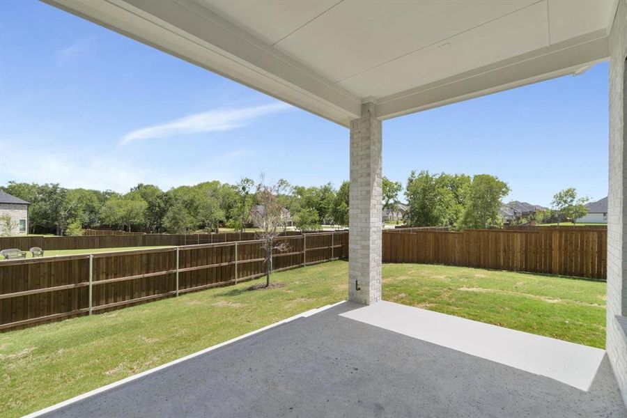 View of patio