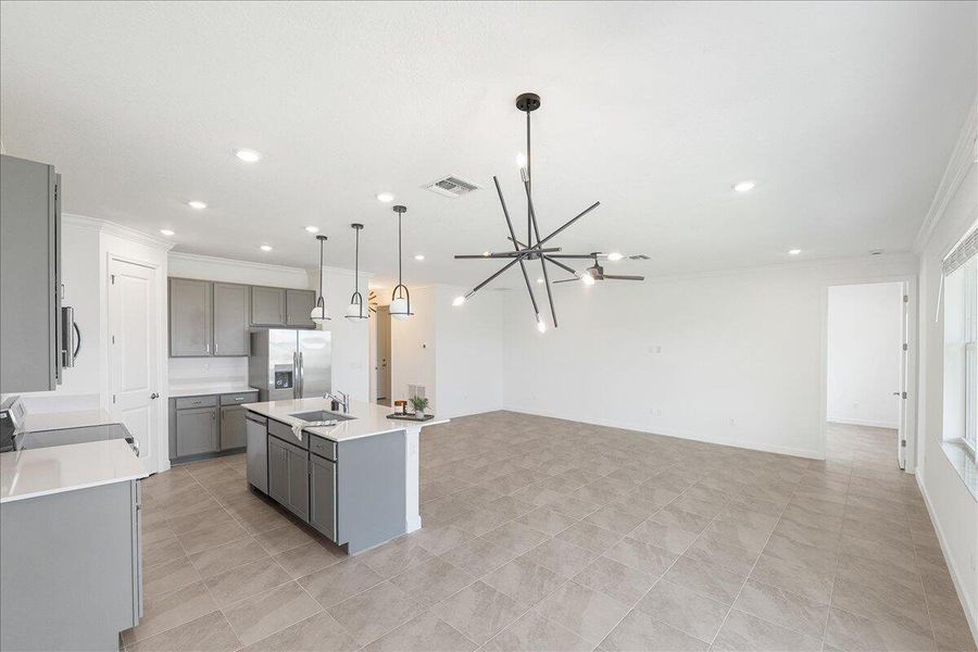 Furnished interior view inside a new home in Seagrove: The Indies, Fort Pierce (Image 10).