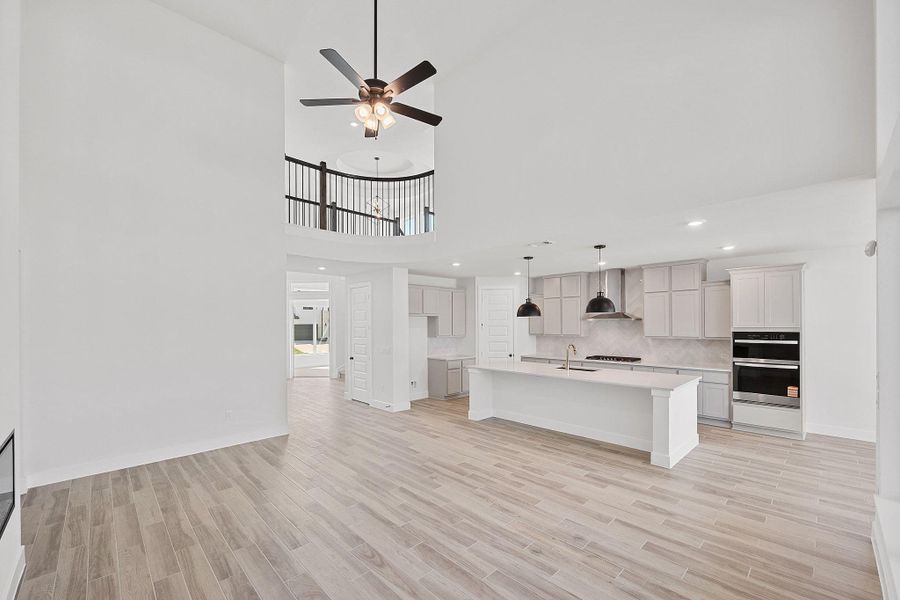 Furnished interior view inside a new home in The Colony, Bastrop (Image 6).