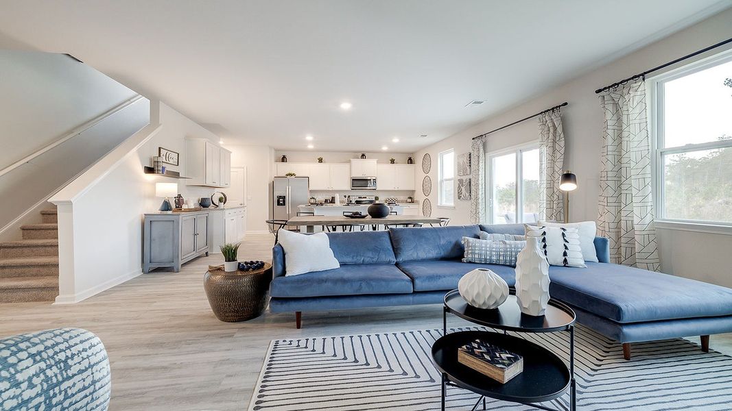 Furnished interior view inside a new home in Cypress Landing, Hardeeville (Image 8).