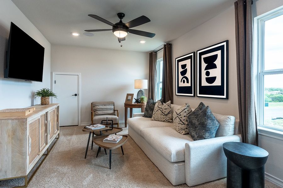 Image 44 representing the Rhapsody 2 by Taylor Morrison in Longview 40s, Del Valle, TX.