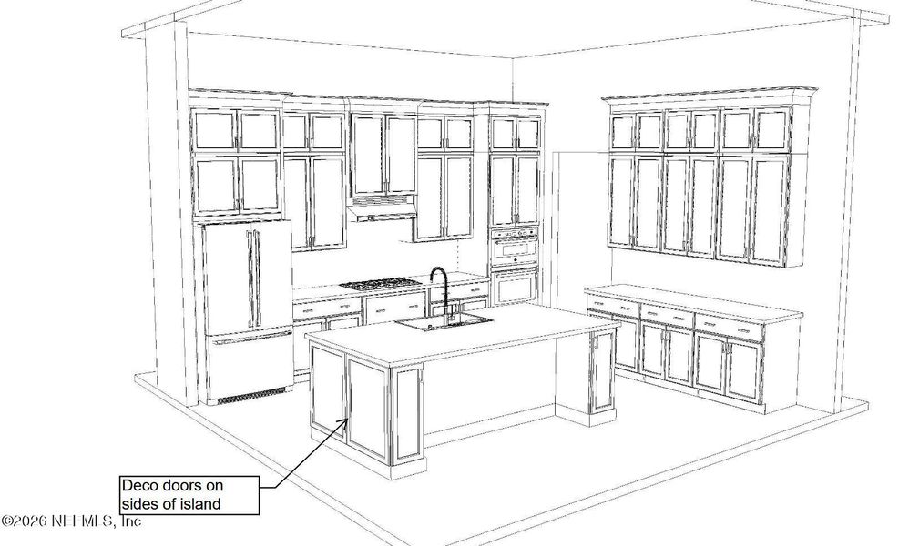 Exterior rendering of this home design in , St. Augustine, FL (Image 3).