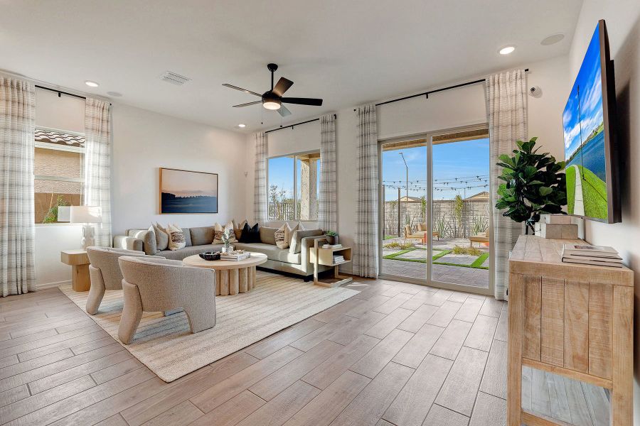 Representative furnished interior of a home built from the Copper by Mattamy Homes in Tyler Ranch, Buckeye (Image 29).
