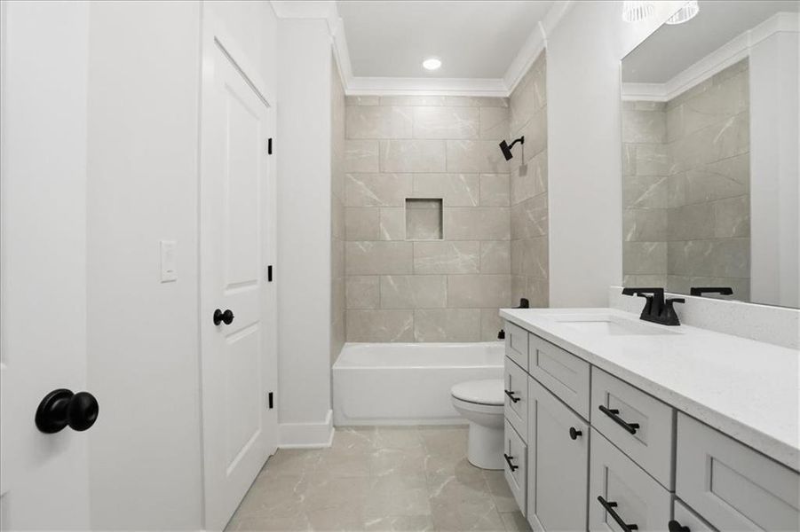 Furnished interior view inside a new home in , Hoschton (Image 16).