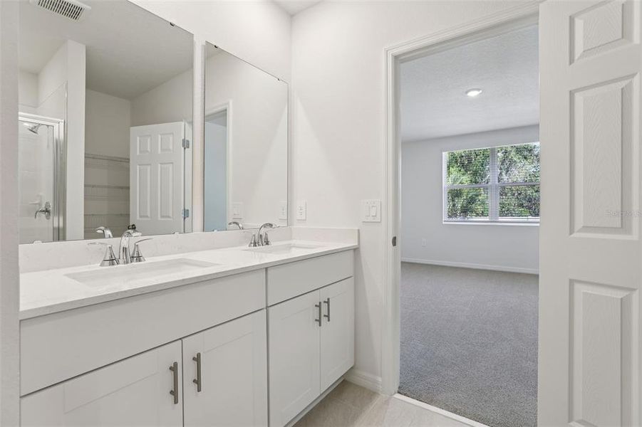 Furnished interior view inside a new home in Bradbury Creek - Signature Series, Haines City (Image 15).