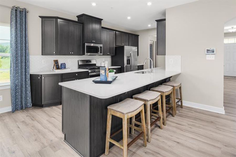 Representative furnished interior of a home built from the Ernest Hemingway by Ryan Homes in Fost, Moyock (Image 4).