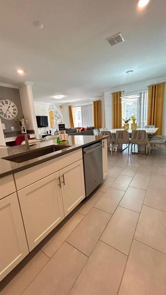 Furnished interior view inside a new home in , Davenport (Image 2).