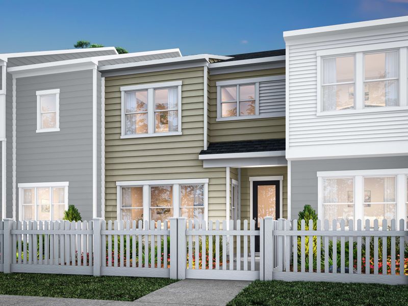 Representative exterior details of a home built from the Avett by Tri Pointe Homes in Ellis Townes, Charlotte (Image 31).