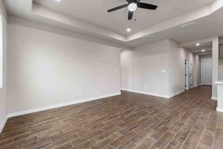 Representative unfurnished interior of a home built from the Sophora by Hakes Brothers in Paloma Ranch, Harlingen (Image 20).
