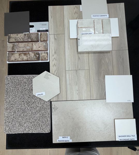Sample of building materials used in homes in Sunset Ridge, Cleburne (Image 4). Sample of building materials used in homes in Sunset Ridge, Cleburne (Image 4).