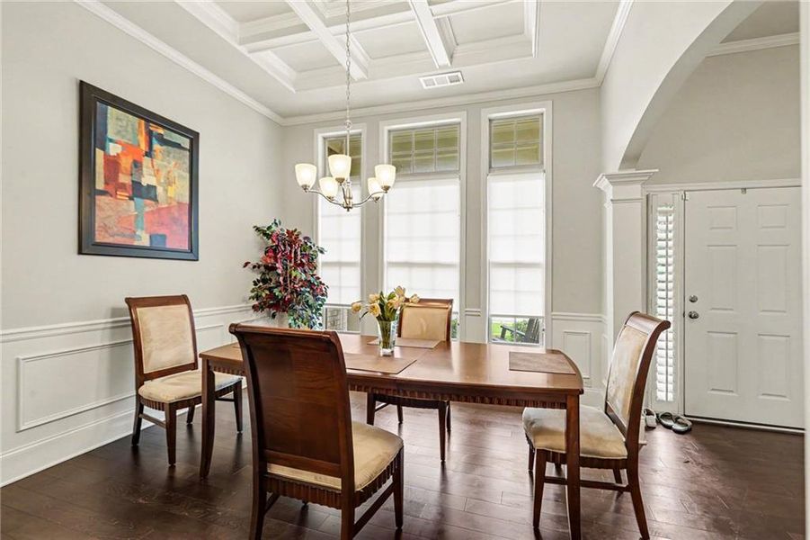 Furnished interior view inside a new home in , Atlanta (Image 28).